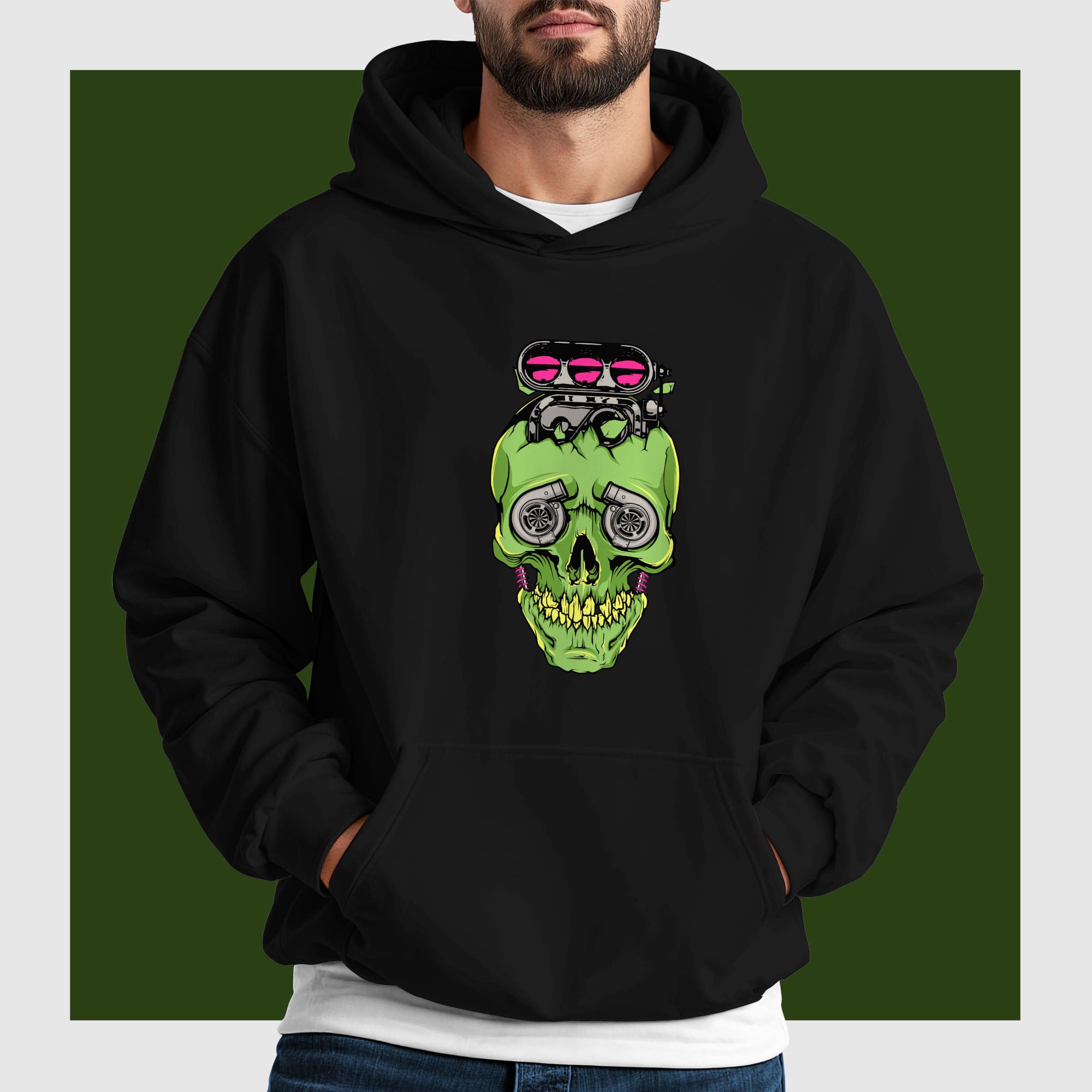 Дуксерка Green skull