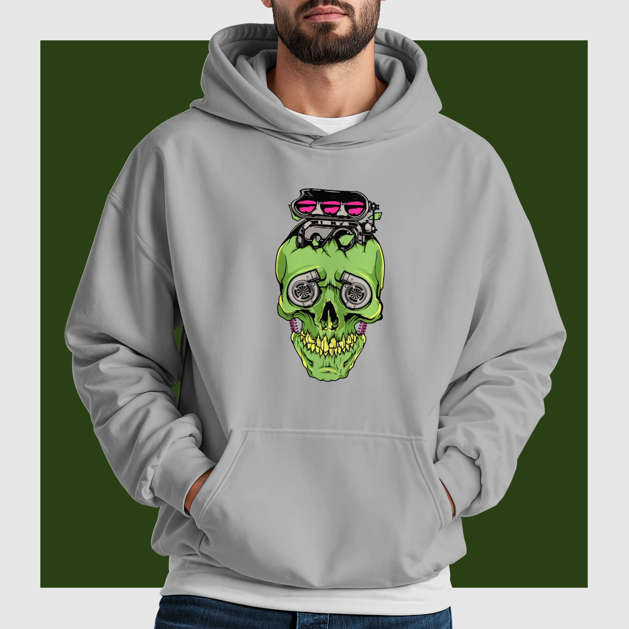 Дуксерка Green skull