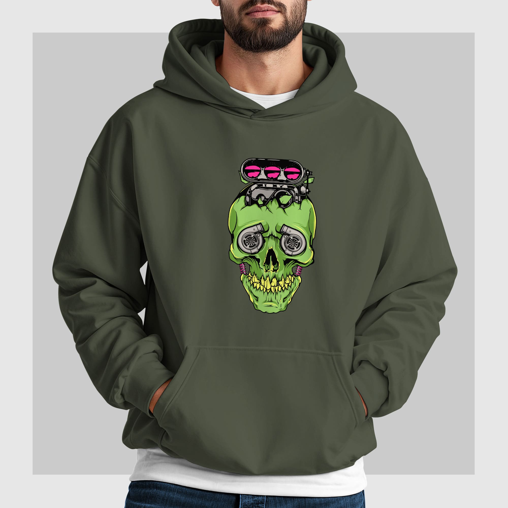 Дуксерка Green skull