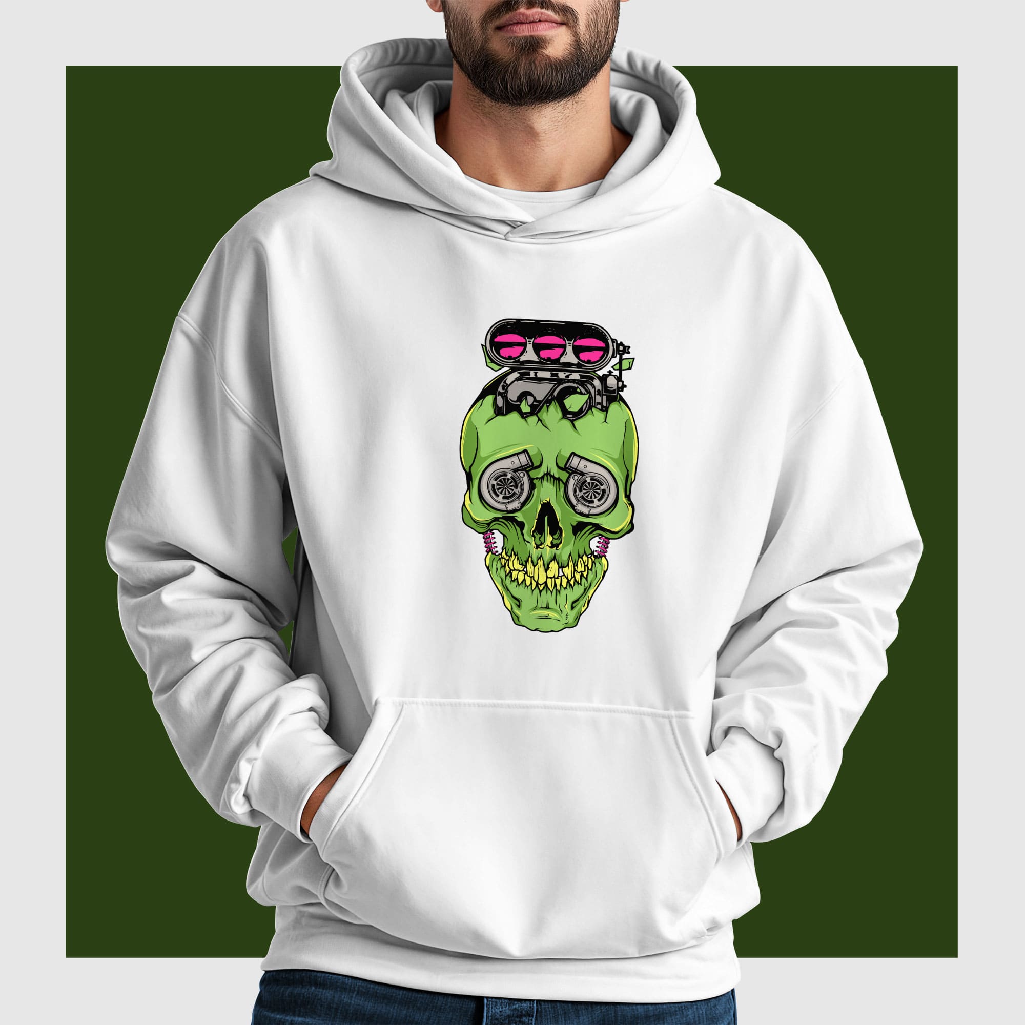 Дуксерка Green skull